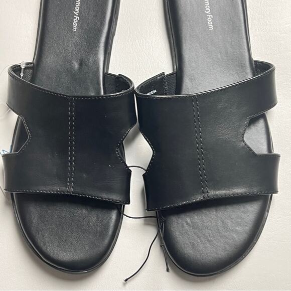 Time and Tru Women's Slip On Low Heel Sandals NWT Sz 9.5 - Picture 9 of 9